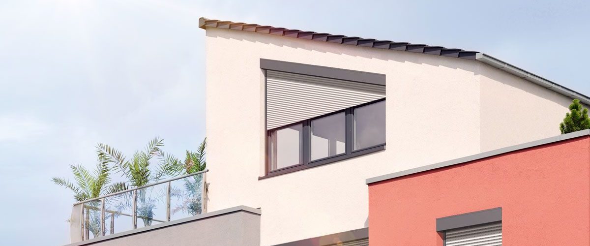 Rollladen für schräge Fenster nach Maß
