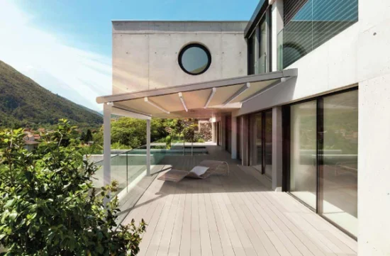 Beige Pergolamarkise in Rheine