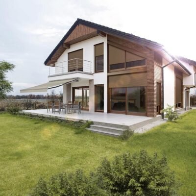 Rollladen an Einfamilienhaus